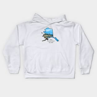 Alaska USA Kids Hoodie